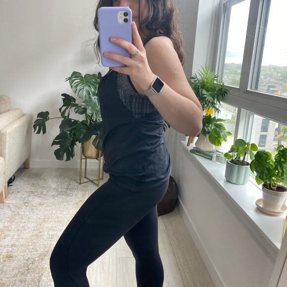 Lululemon Soulcycle No Limits Black Tank Size 4 - Picture 5 of 6